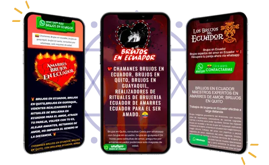 Publicidad online para brujos en Ecuador